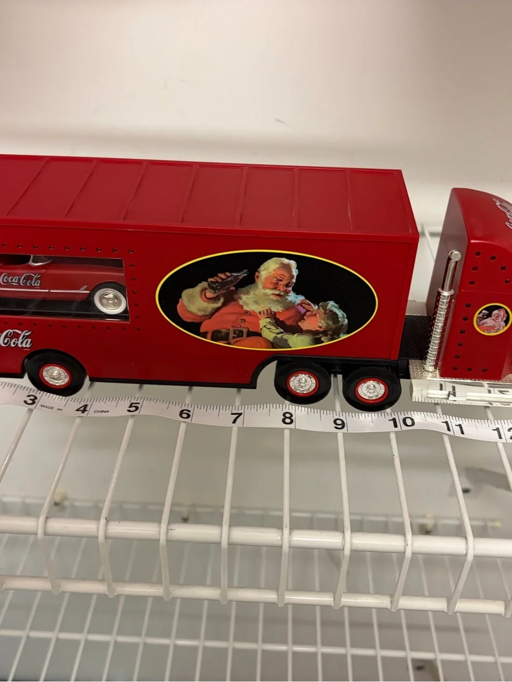 Coca Cola bright red